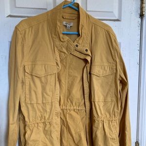 Womens XL mustard colored jacket Style & co
